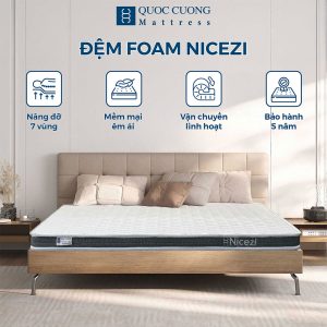 Đệm Foam Italy Nicezi 9cm