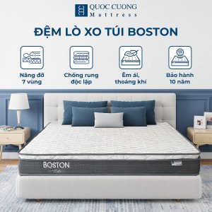 Đệm lò xo túi Boston 18cm