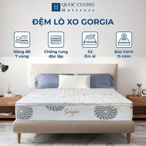 Đệm lò xo túi Mỹ Gorgia 28cm